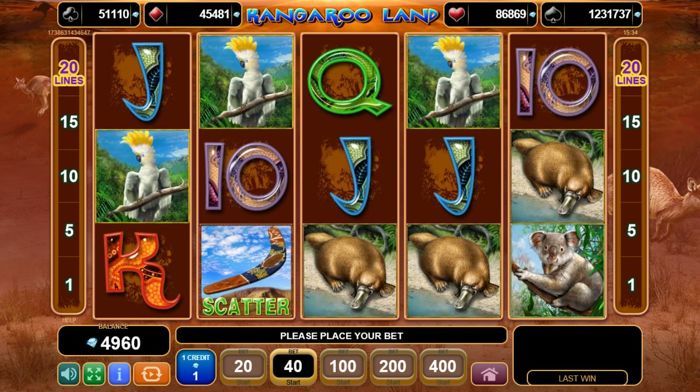 игровой автомат kangaroo land онлайн egt