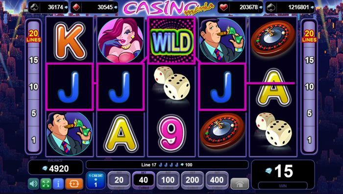 игровой автомат казино Mania онлайн 